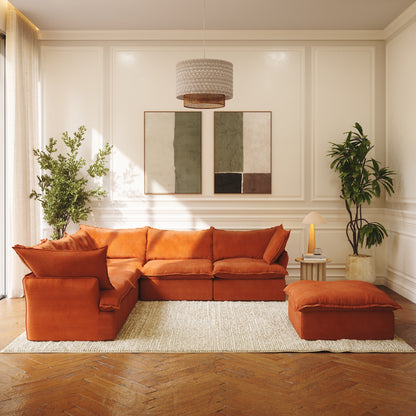 CloudComfort™ Modular Washable Luxe Sofa - Slipcovers Only