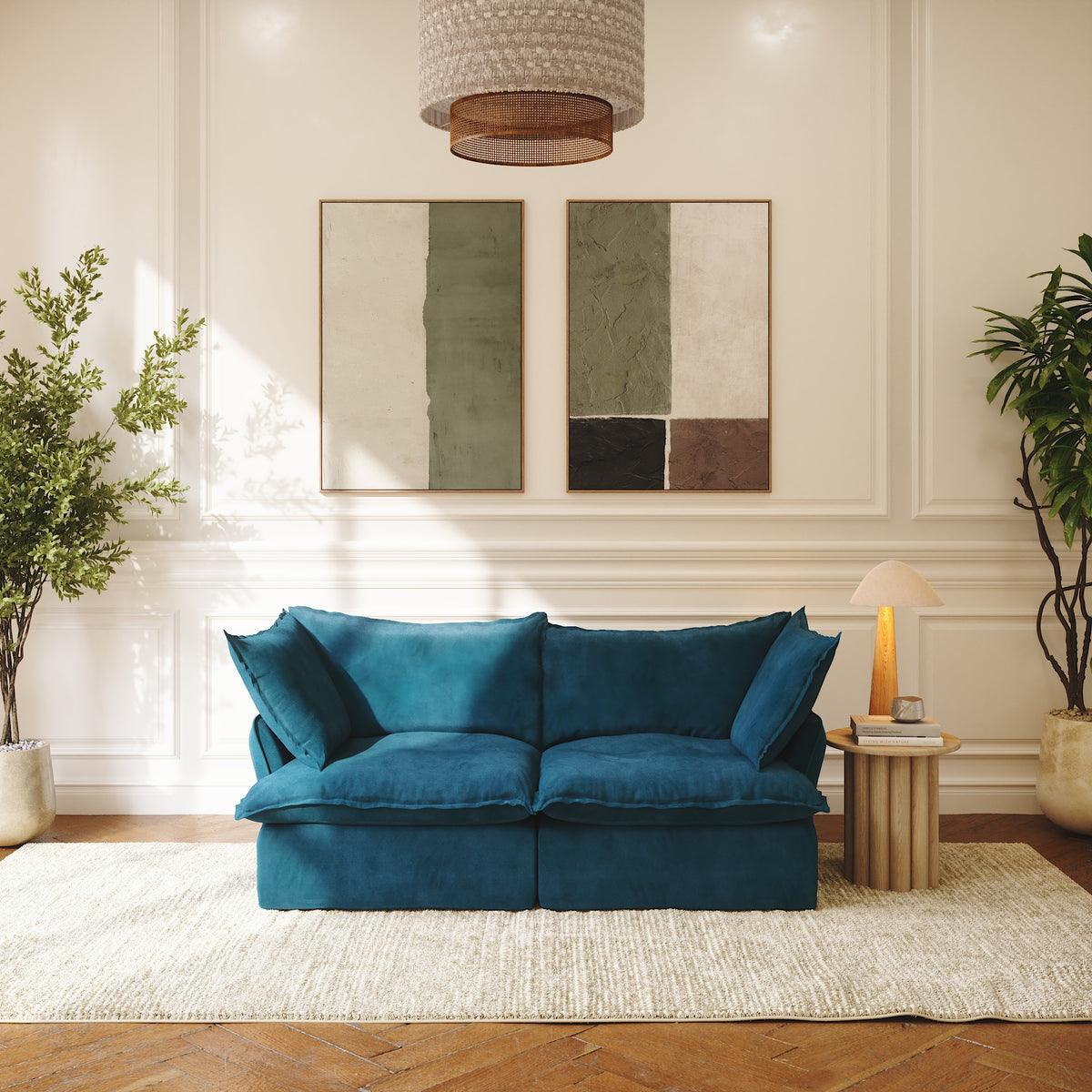 CloudComfort™ Modular Washable Luxe Sofa - Slipcovers Only