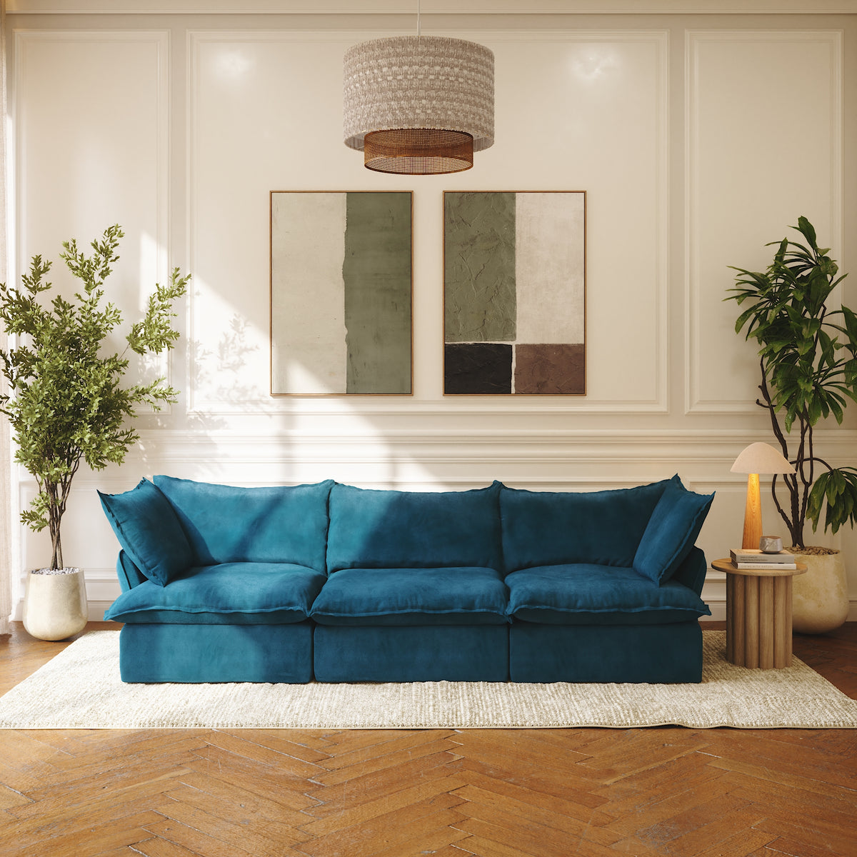 CloudComfort™ Modular Washable Luxe Sofa - Slipcovers Only