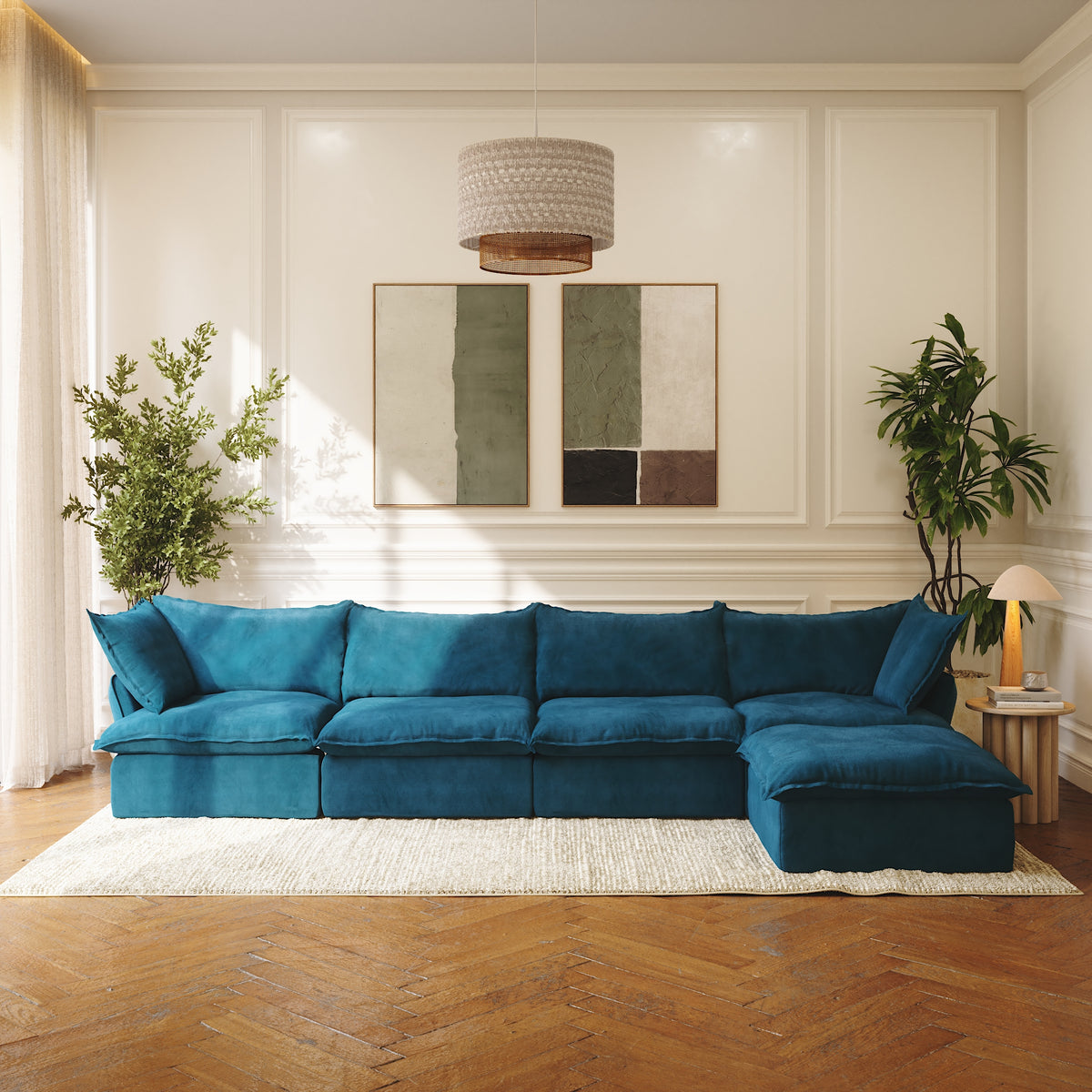 CloudComfort™ Modular Washable Luxe Sofa - Slipcovers Only