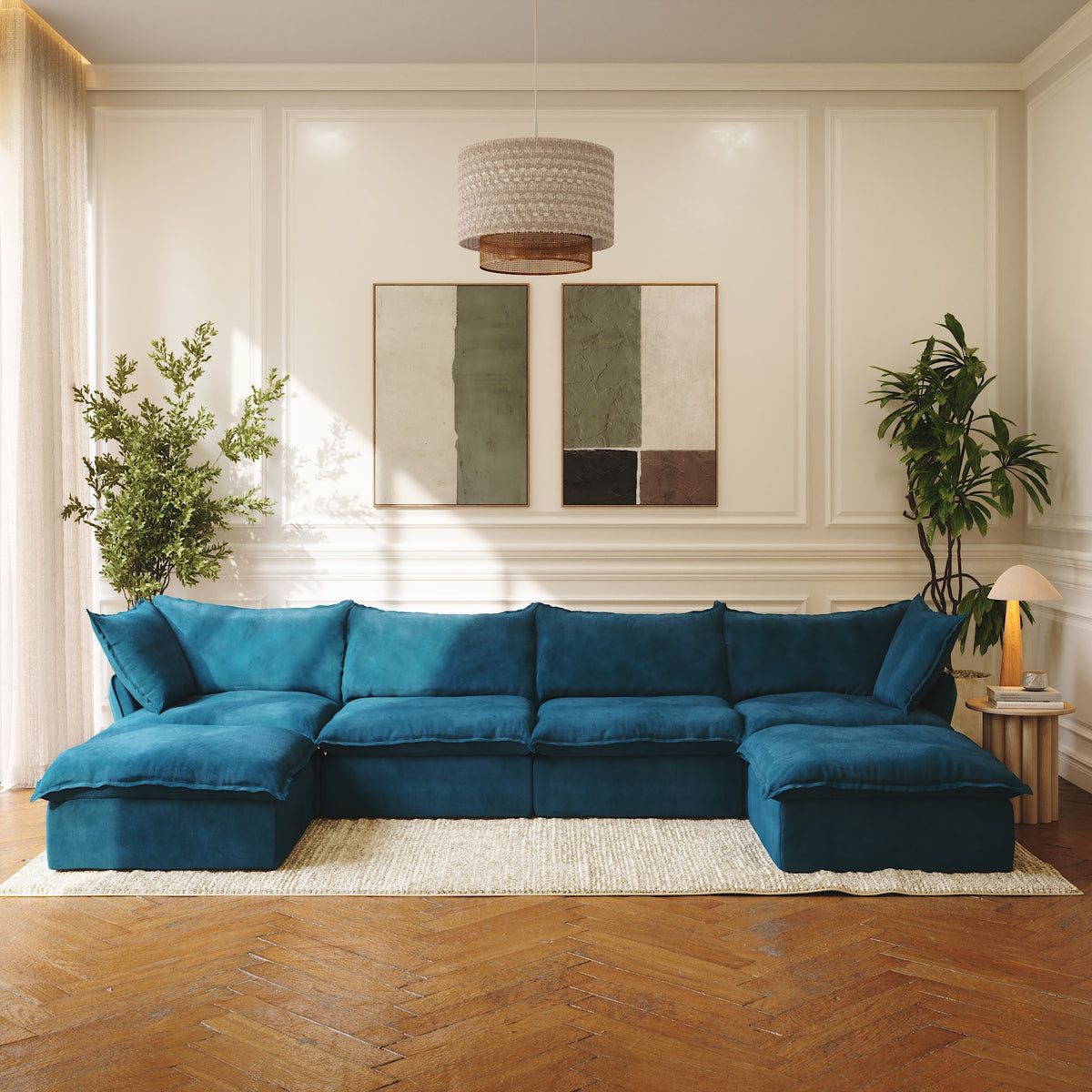 CloudComfort™ Modular Washable Luxe Sofa - Slipcovers Only