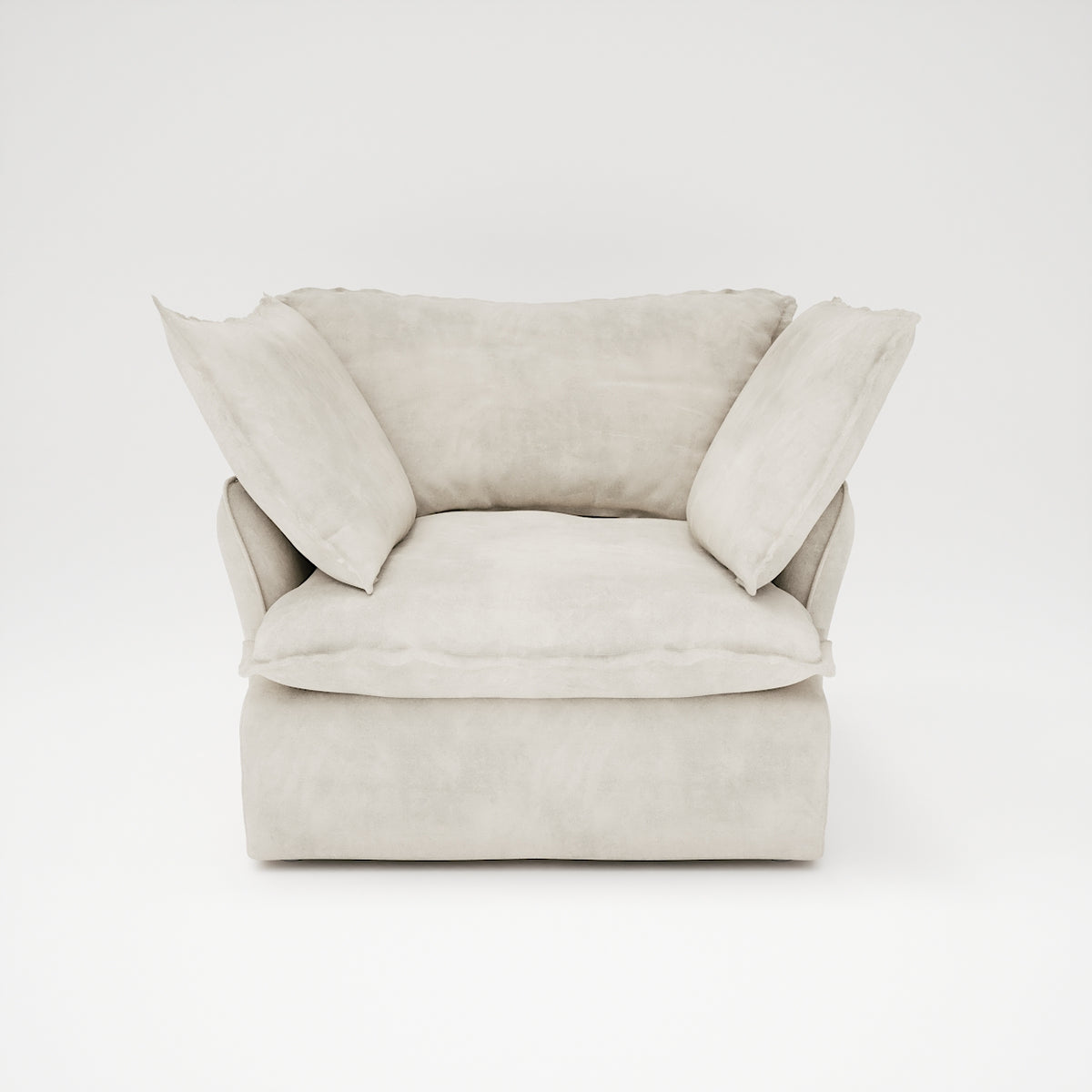 CloudComfort™ Modular Washable Luxe Sofa - Armchair