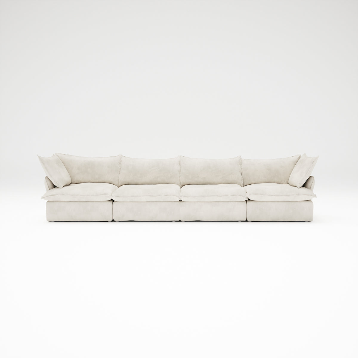 CloudComfort™ Modular Washable Luxe Sofa - 4 Seater