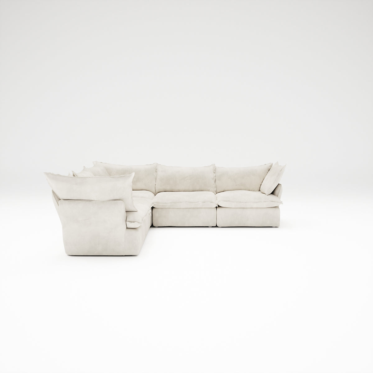CloudComfort™ Modular Washable Luxe Sofa - 5 Seater Corner Sectional