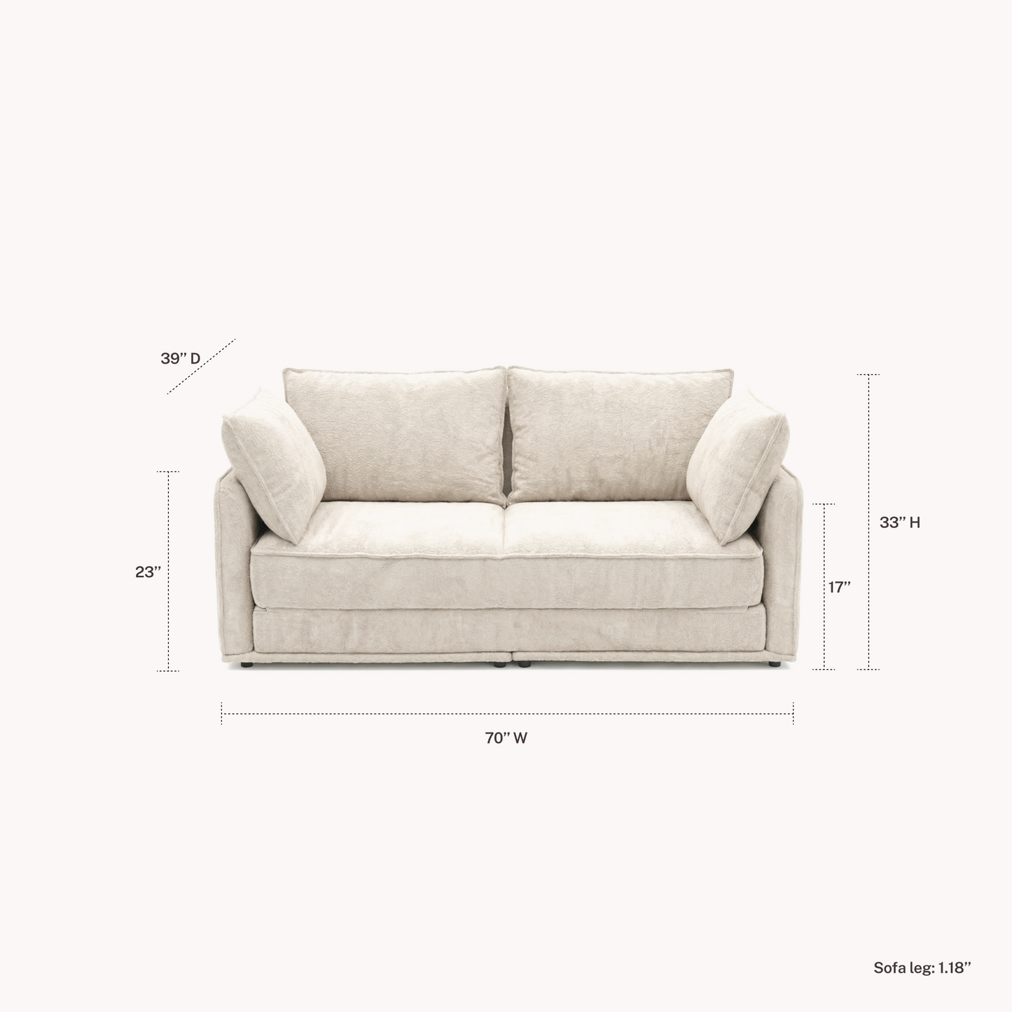 CloudComfort™ Dream Sofa Bed