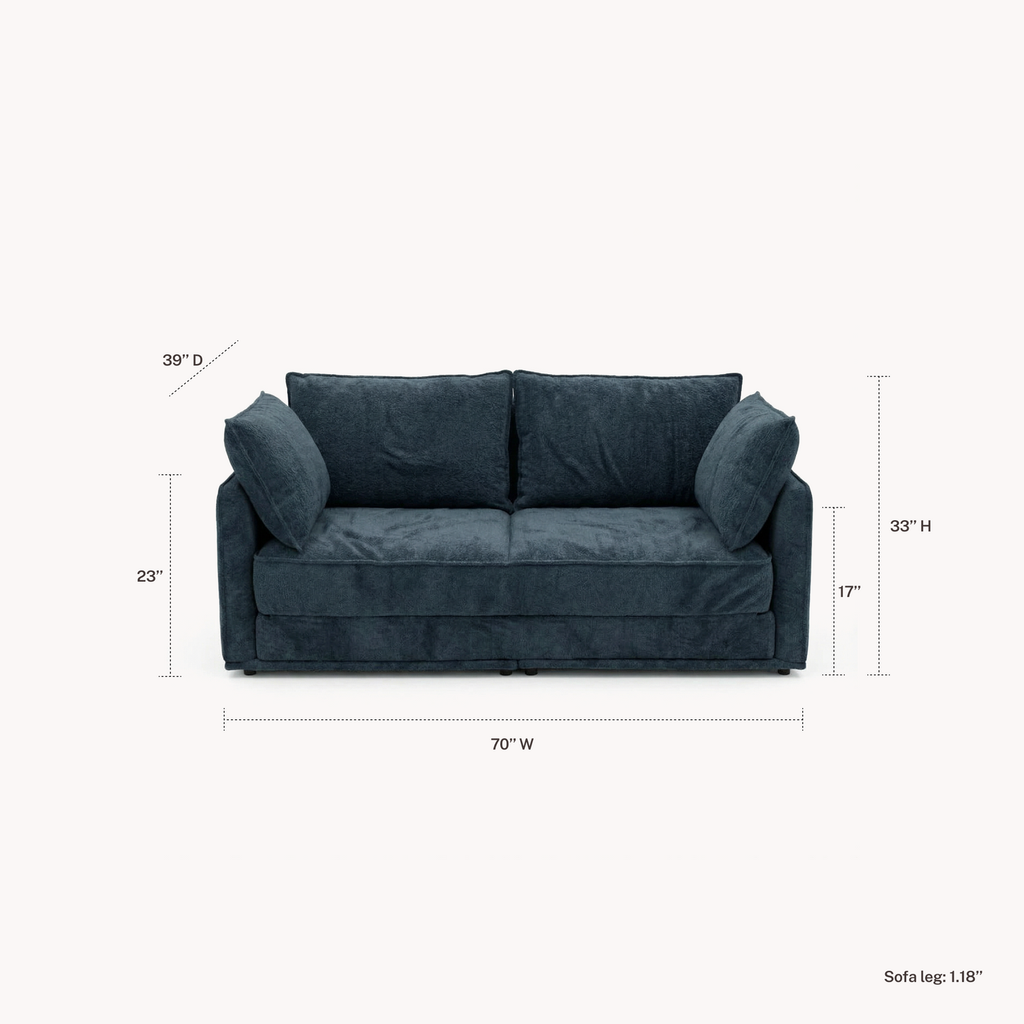 CloudComfort™ Dream Sofa Bed