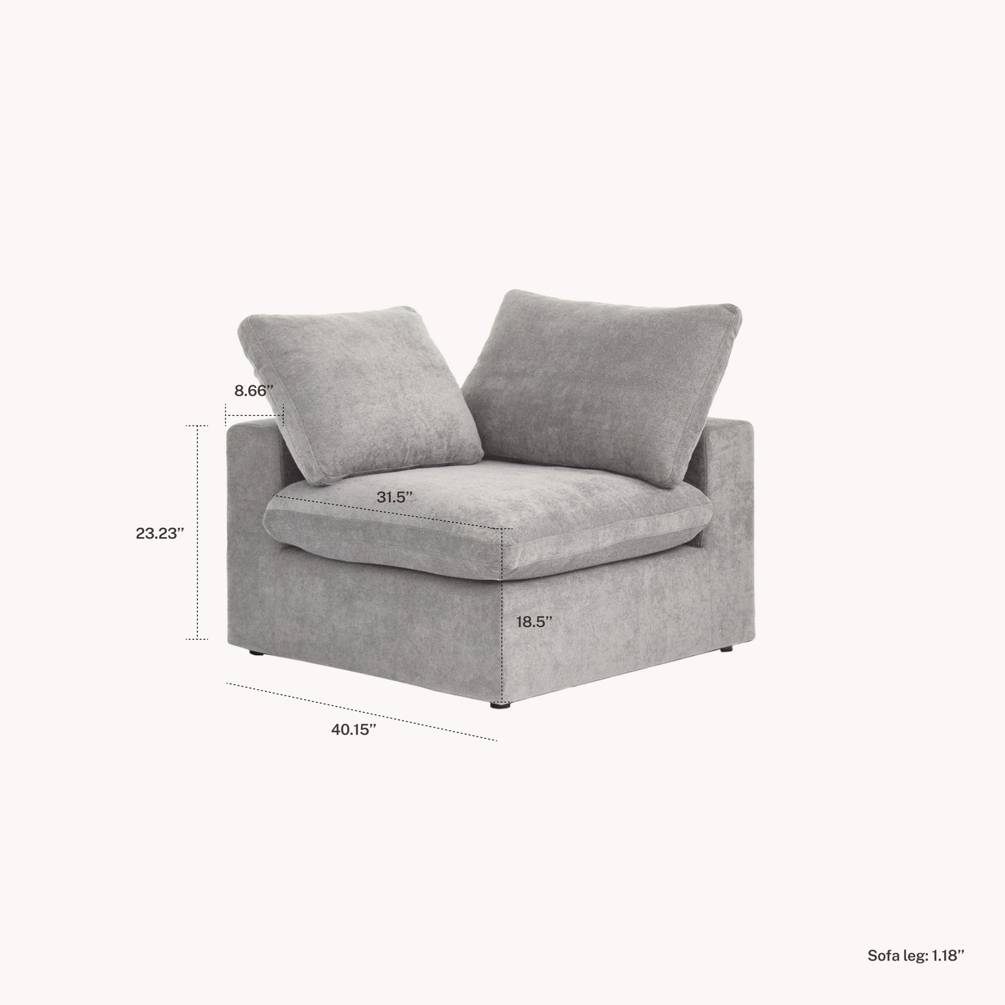 CloudComfort™ Modular Classic Pieces