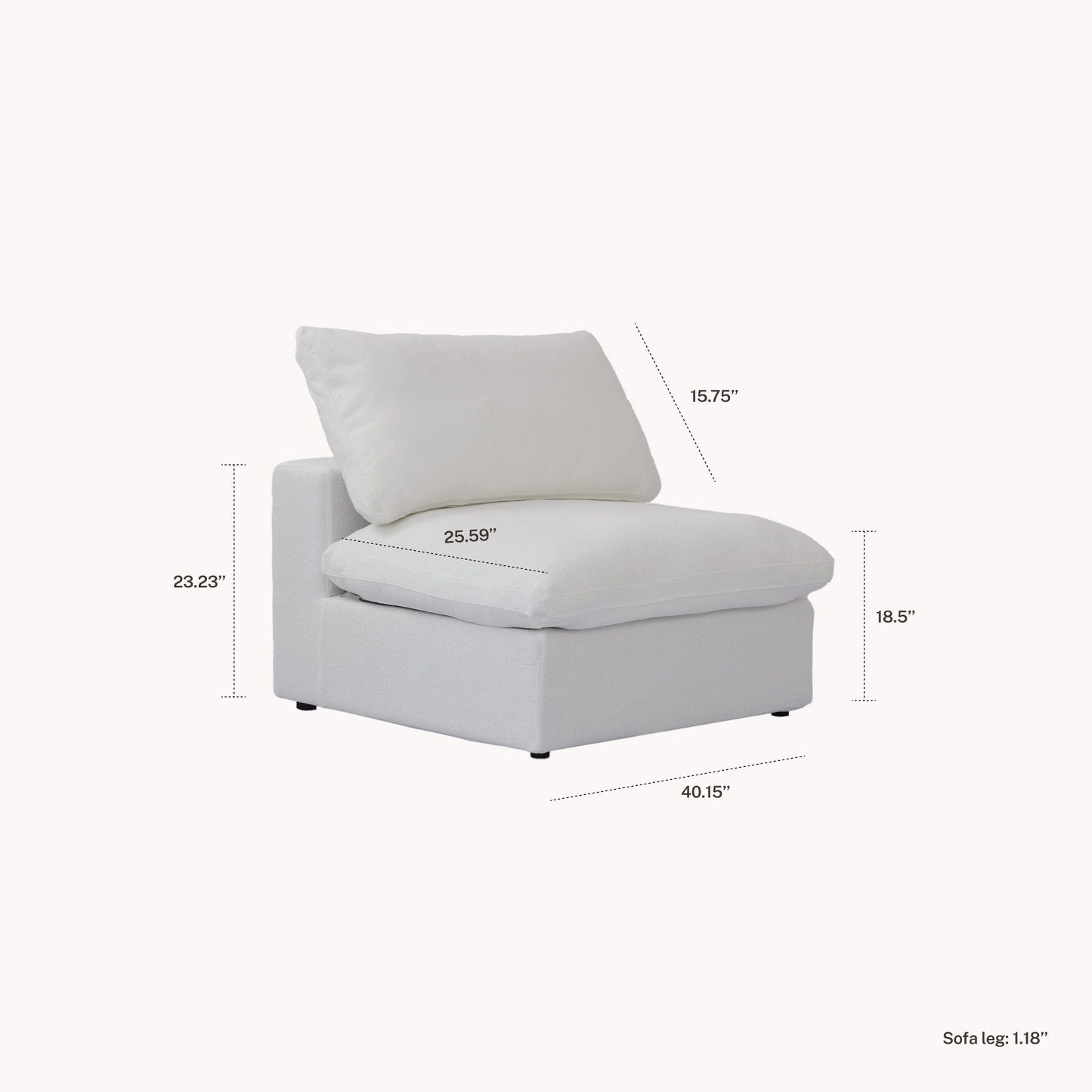 CloudComfort™ Modular Classic Pieces