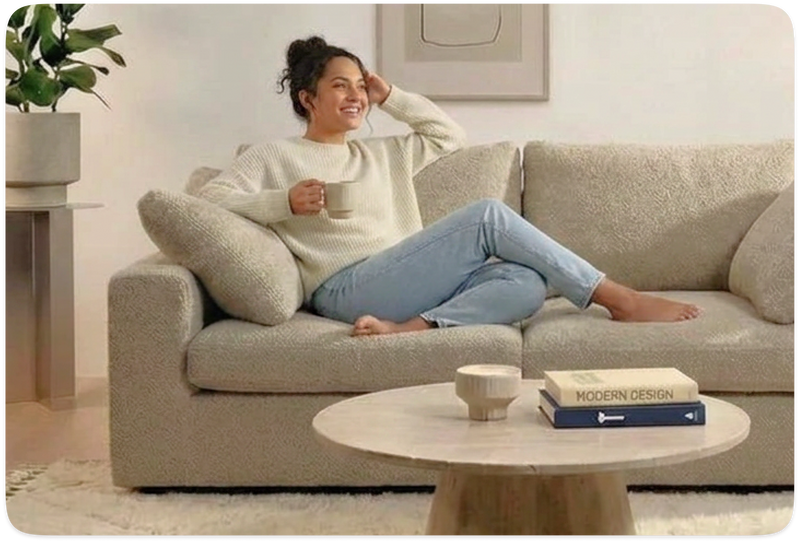Deep Relaxed Seating