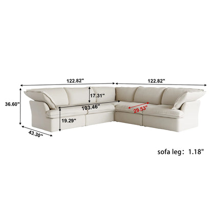 Modular Luxe 5-Seater Corner Sectional