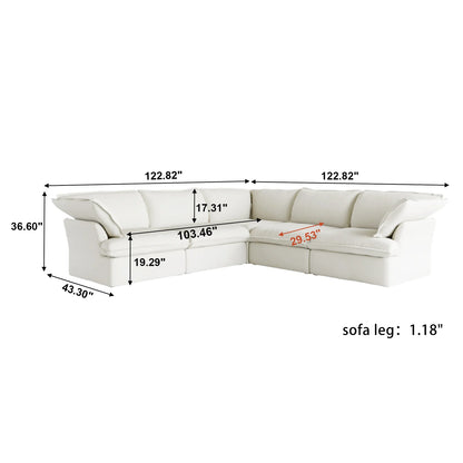 Modular Luxe 5-Seater Corner Sectional