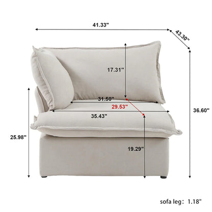 CloudComfort™ Modular Luxe Pieces