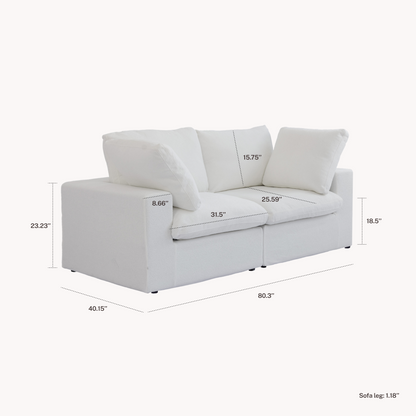 CloudComfort™ Modular Washable Classic Sofa
