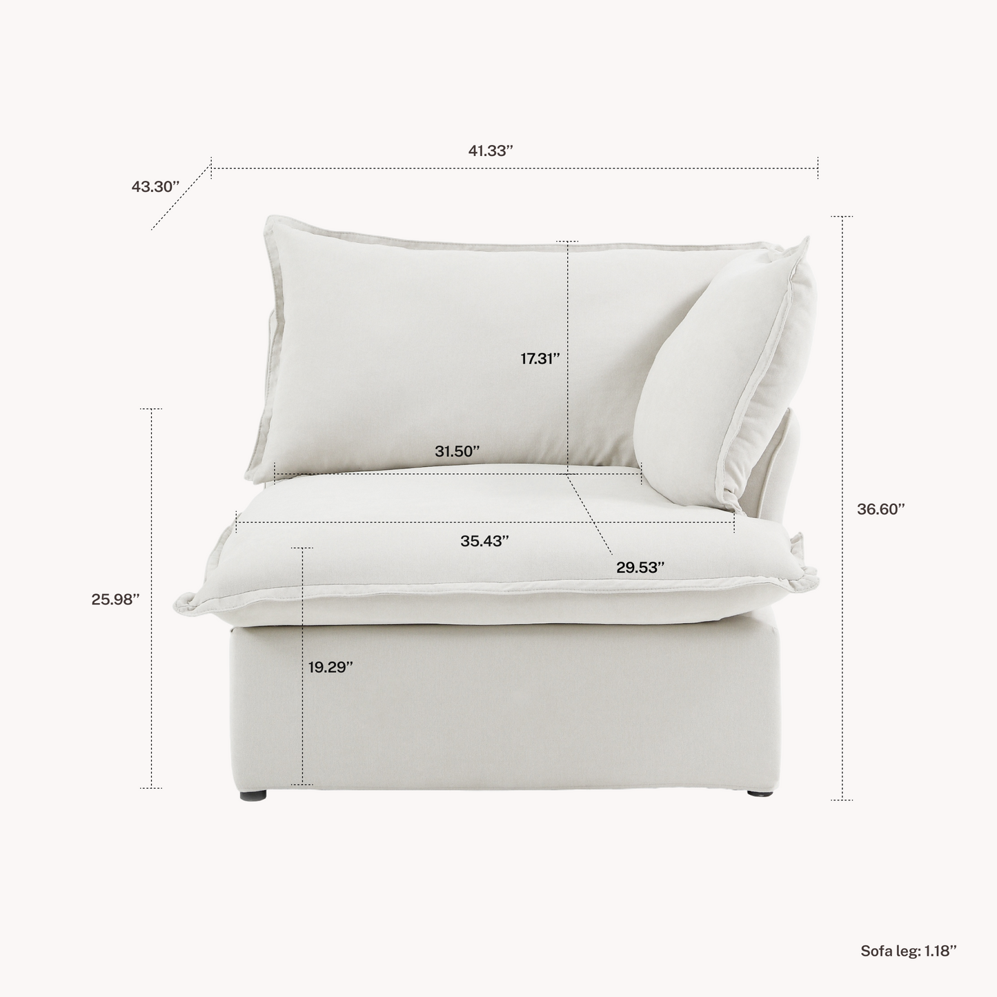 CloudComfort™ Modular Luxe Pieces