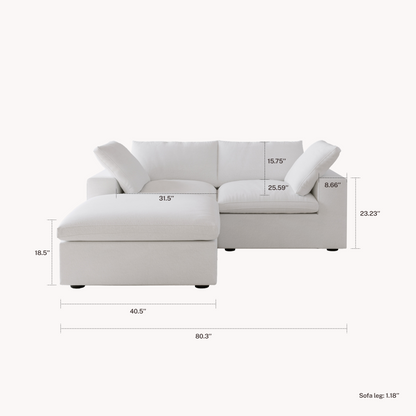 CloudComfort™ Modular Washable Classic Sofa