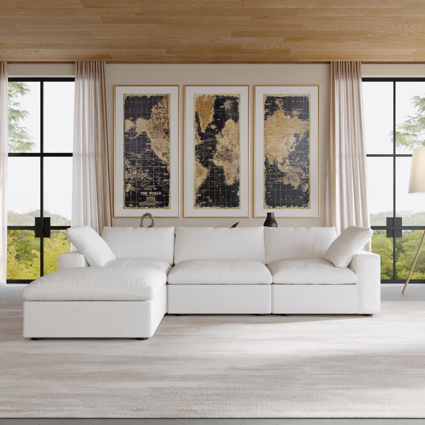 CloudComfort™ Modular Washable Classic Sofa