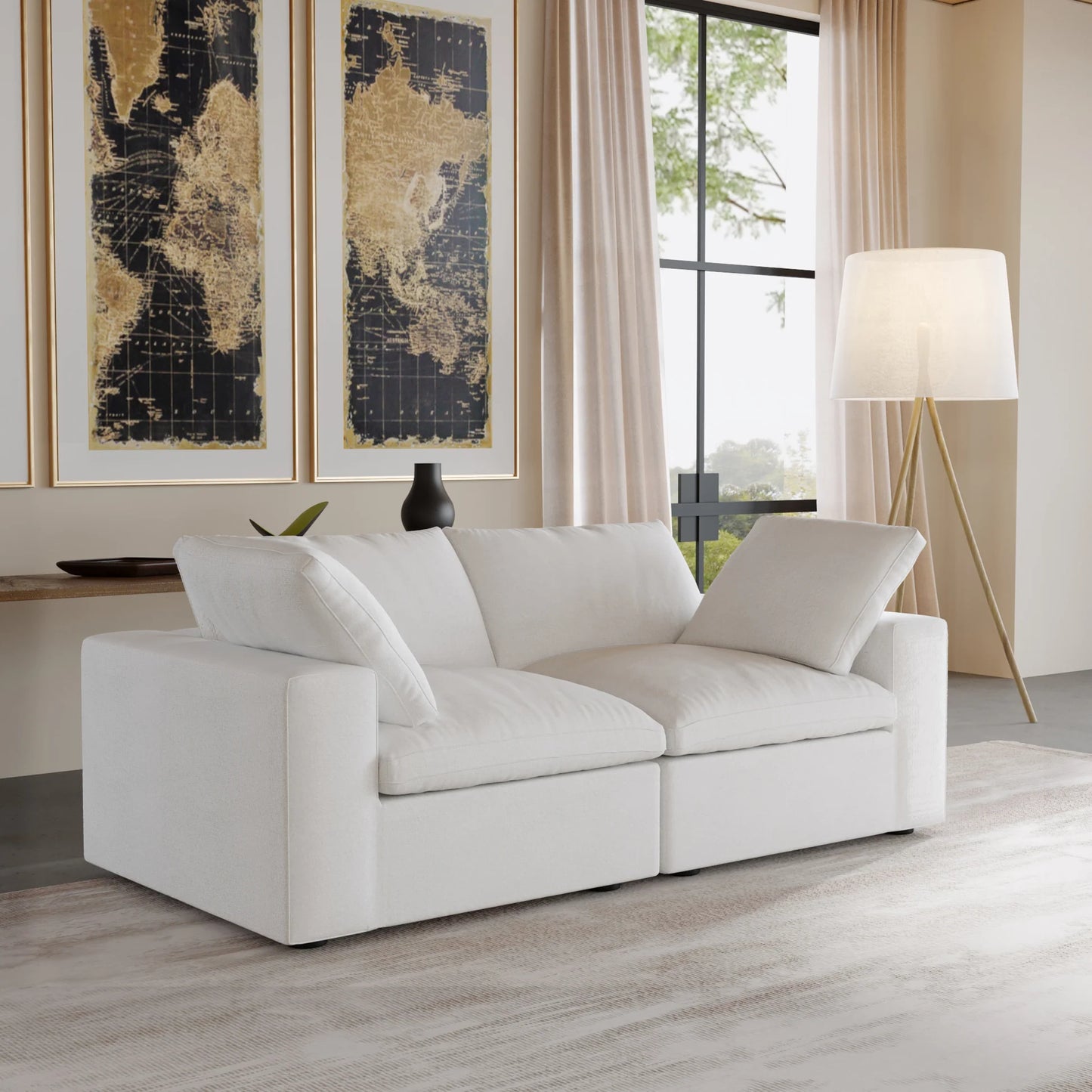 CloudComfort™ Modular Washable Classic Sofa