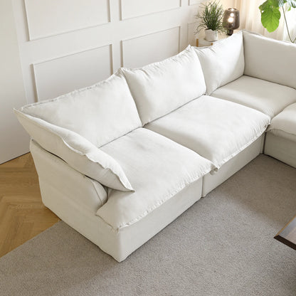 Modular Luxe 5-Seater Corner Sectional + Ottoman