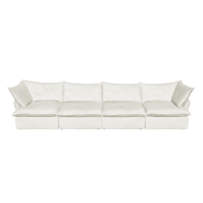 CloudComfort™ Modular Washable Luxe Sofa - 4 Seater