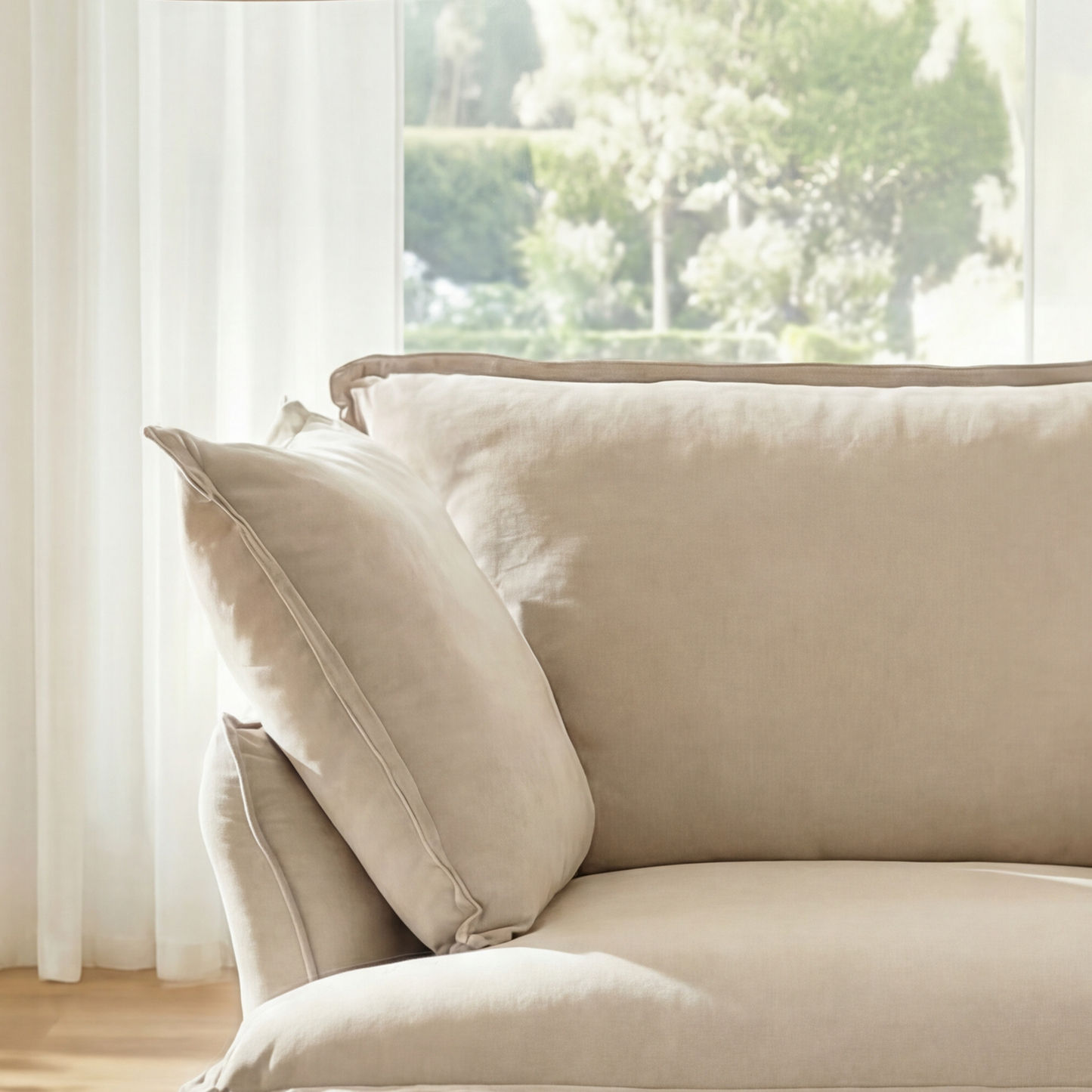 CloudComfort™ Modular Washable Luxe Sofa - 4 Seater Chaise